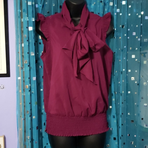 Emman Edward Tops - Emman Edward purple top